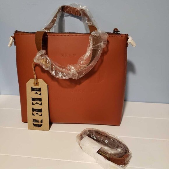 NWT FEED ELEANOR LEATHER PURSE - Picture 5 of 7